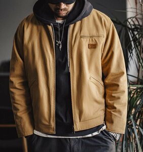 秋冬 Detroit Jacket ヴィンテージ ビンテージ アメカジ キャンバス メンズジャケット 新品未使用 Ｓ～ＸＸＬ DYL233