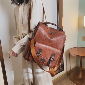  Vintage cool * bag pack shoulder bag rucksack robust lady's bag Classics tile stylish enough DJ1538