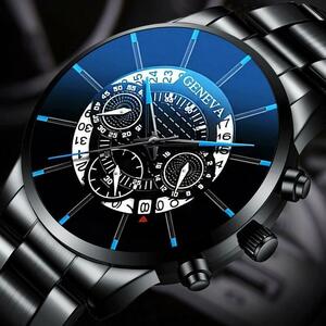 2020 男性の高級時計リロイhombreレロジオmasculinoステンレス鋼カレンダークォーツ時計メンズスポーツ腕時計ジュネーブ時計 YLH469