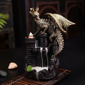  Dragon. censer burner dragon ornament objet d'art fragrance holder ... better fortune feng shui interior Vintage YWQ1905