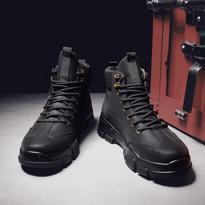 新品 メンズ ショートブーツ 27.0cm メンズ靴 シューズ メンズ 防寒 防滑 冬用靴 YLH307