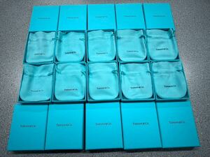 新品現行品Tiffanyティファニー 空箱 巾着 10セット 箱 保存袋 