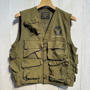 USA製 アルファ ALPHA U.S AIR FORCE C-1 VEST ベスト(S)カーキ