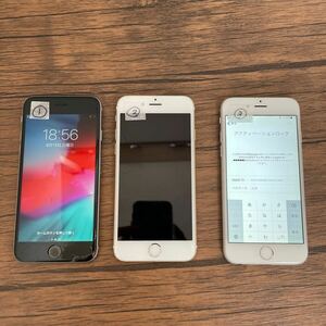 Apple（アップル）iPhone6 スペースグレイ ゴールド シルバー　3台セット 利用制限◯ スマートフォン アイフォン ジャンク 部品取り