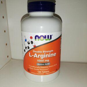 L-アルギニン 1000mg 120粒 NOW Foods ナウフーズ