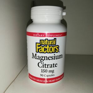 マグネシウム 150mg クエン酸 90粒 Natural Factors