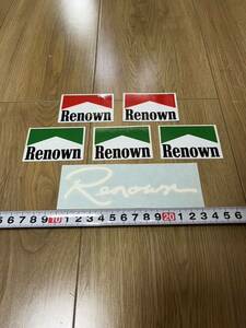 RENOWN ステッカー カッティングステッカー ３種 正規品 (検索 Renown steeling )