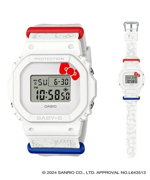 BABY-G/ベイビージー 『BGD-565KT-7JR』　HELLO KITTYコラボレーションモデル