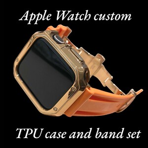 アップル用バンド ラバーベルト Apple Watch カバー　ケース メンズ　レディース38 40 41 42 44 45 49 r