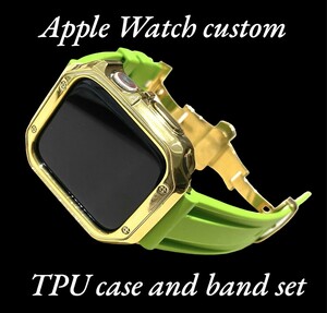 アップル用バンド ラバーベルト Apple Watch カバー　ケース メンズ　レディース38 40 41 42 44 45 49 n