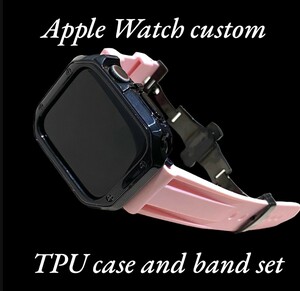 Apple для частота резиновая лента Apple Watch покрытие кейс мужской женский 38 40 41 42 44 45 49aj