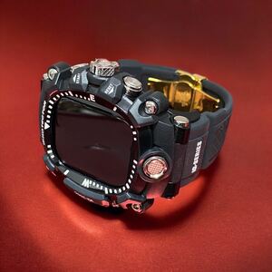 G черный * Apple часы частота резиновая лента покрытие Apple Watch кейс 44mm 45mm GB-
