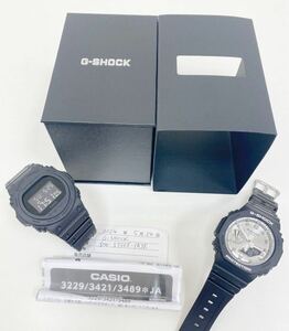 ☆G-SHOCK DW 5750E-1BJF GA-2120SB CASIO カシオ 時計 箱付ジーショック 作動品♯489♯490