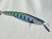 ハンドメイドミノー sparkle lures山女魚 100Fフローティング 6.5g_画像6