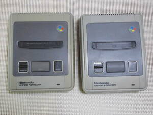  Super Famicom body only 2 pcs. set (1992 year made ) operation verification settled 