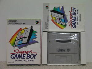 ■■ 即決!! GB/SFC スーパーゲームボーイ（箱説付き）／ SUPER GAME BOY ■■