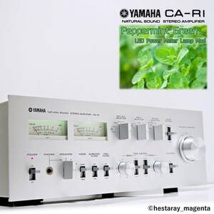* [ обслуживание * восстановление settled,. прекрасный товар ] YAMAHA CA-R1 Yamaha основной предусилитель измерительный прибор освещение LED. settled MC соответствует с руководством пользователя 70 годы Vintage *