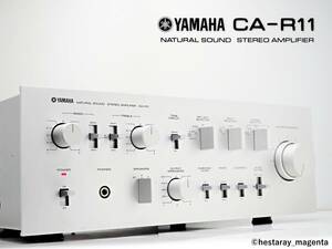 * [ обслуживание * восстановление settled ] YAMAHA CA-R11 Yamaha основной предусилитель MC соответствует CA-R1 пришедший на смену машина в это время 73,800 иен 70 годы местного производства Vintage оборудование *