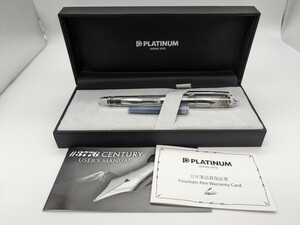  platinum fountain pen #3776 CENTURY..F small character 