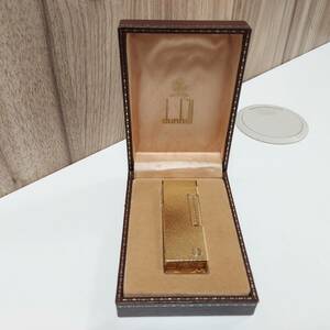 dunhill ダンヒル ガスライター ゴールドカラー 着火確認済み 中古 喫煙グッズ ライター 現状品◆21617