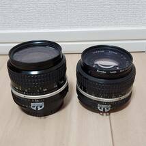 Nikon ニコン レンズ NIKKOR 50mm 1:1.4、NIKKOR 28mm 1:3.5 一眼レフカメラ用レンズ ジャンク 中古◆16458、21436と_画像1