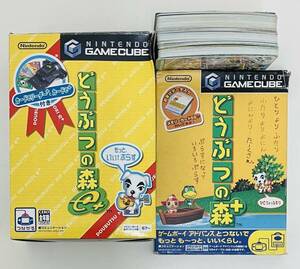 1円スタート 任天堂 ゲームキューブソフト どうぶつの森/どうぶつの森e+ カードeリーダー+カードe+付き レトロゲーム ジャンク 同梱不可