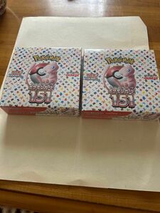 ポケモンカードゲーム151BOX２箱セット（シュリンク付き）