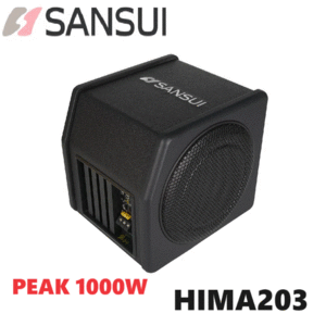 ■USA Audio■サンスイ SANSUI HIMA203 アンプ内蔵 20cm (8インチ）Max.1000W ●保証付●税込