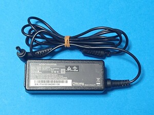  free shipping Mouse Computer same etc. goods CHICONY AC adapter A12-040N2A 19V-2.1Achi Connie outer diameter approximately 4.8mm inside diameter approximately 1.8mm power supply cable optional tube A2