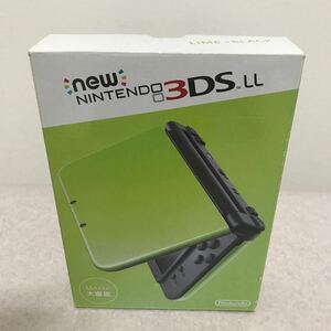 【超美品】Newニンテンドー3DSLL ライム ブラック 任天堂 Nintendo ニンテンドー