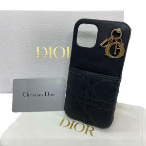 Christian Dior ディオールiPhone12／Proケース　ブラック
