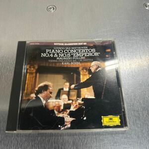 ベートーヴェン：ピアノ協奏曲第４番第５番／マウリツィオポリーニ　CD 