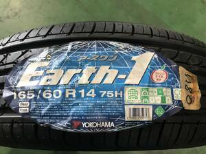 2404-36 ●1本のみ● 165/60R14 EP400 2015年製 アースワン Earth-1 ヨコハマ 未使用品！！