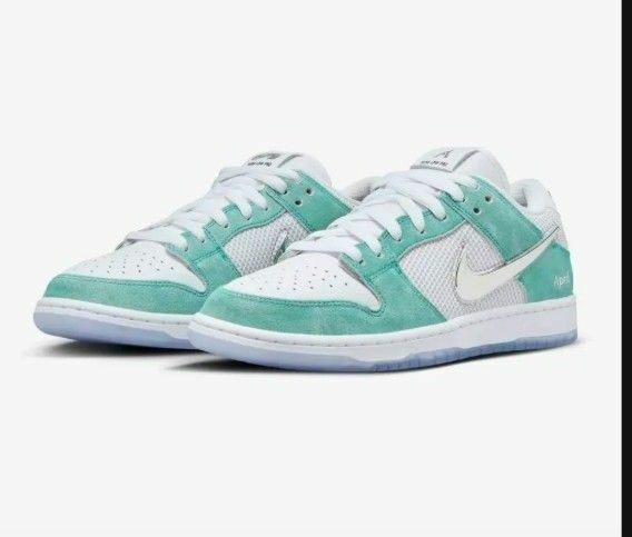 APRIL SKATEBOARDS × Nike SB Dunk Low Pro QS White and Multi-Color