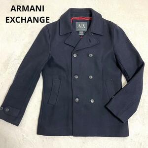 442 ARMANI EXCHANGE アルマーニエクスチェンジ トレンチコート ブラック S