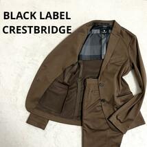 558 BLACK LABEL CRESTBRIDGE ブラックレーベルクレストブリッジ パンツスーツ ブラウン 4 レディース_画像1