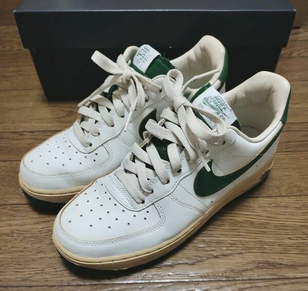 NIKE ナイキ スニーカー AIR FORCE 1 LOW Green and Muslin グリーン アンド モスリン 