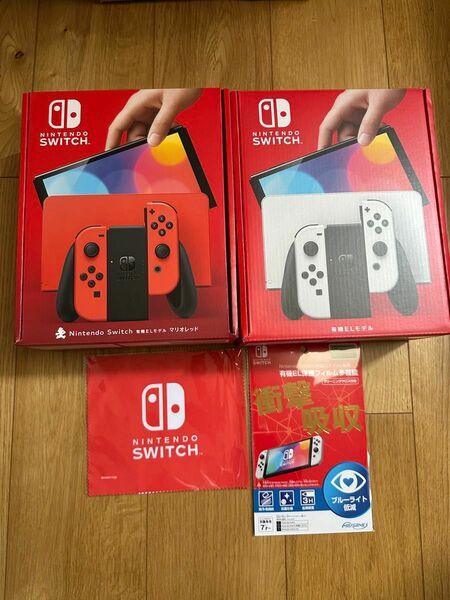 Nintendo Switch 有機ELモデル　マリオレッド　ホワイト