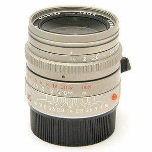 【中古品】良品 現状渡し ライカ Leica SUMMILUX-M 35mm F1.4 ASPH. チタン ズミルックス