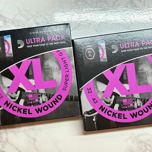 D'Addario EXL120 + NYXL0942 Ultra Pack Super Light　2set