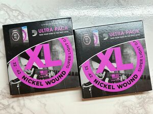 D'Addario EXL120 + NYXL0942 Ultra Pack Super Light　2set