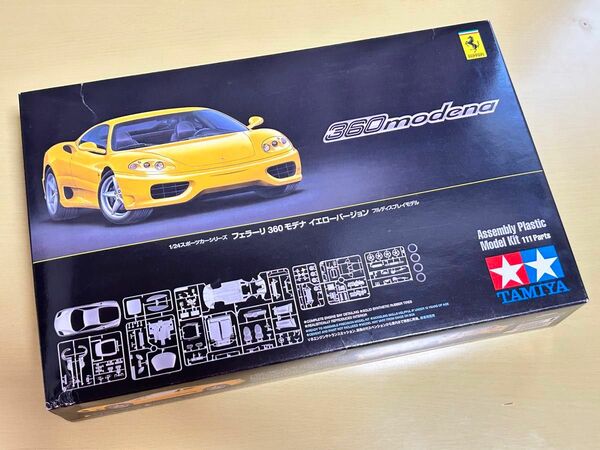 1/24 タミヤ 24299 Ferrari 360 modena Yellow Version (パッケージの状態が悪い)