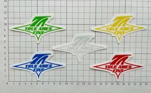 True Ames Diamond Logo Sticker Pack blue, red, grey, yellow, green トゥルーアムス ダイヤモンド ロゴ 5枚ステッカー