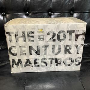 クラシック CD BOX THE 20TH CENTURY MAESTROS カラヤン　SERGIU CELIBIDACHE ヘンリー　他　40CD ヒストリー