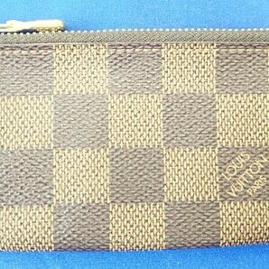 ◎LOUIS VUITTON ルイ ヴィトン ダミエ ポシェット クレ N62658 コインケース 小銭入れ ダミエ・エベヌの画像2