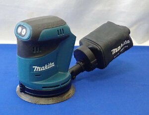 ◎中古　makita　マキタ　125ｍｍ 充電式ランダムオービットサンダ　BO180D　本体のみ　動作確認済み　18V　バッテリーなし