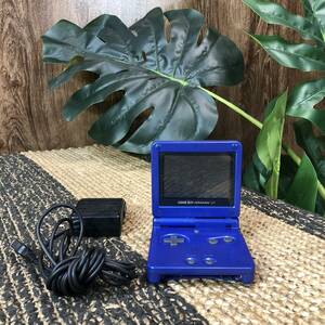 C012[ Kanagawa префектура Atsugi-shi * текущее состояние товар *1 иен старт ] Game Boy Advance SP корпус (AGS-001/ azulite blue ) Game Boy Advance GBA