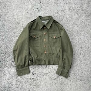 50s British army グリーンデニム デッドストック デニム ジャケット デッドストック