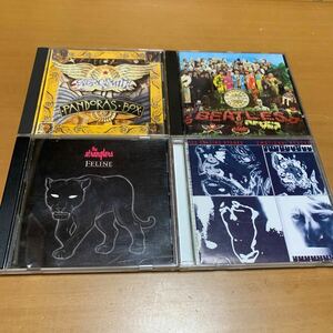 ◆ ロック名盤CD 4枚セット ③◆ THE STRANGLERS、 AEROSMITH、THE BEATLES、THE ROLLING STONES ◆まとめ売り 【送料無料】