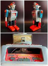【429】ミスターマーキュリー　ロボット　リモコン ／ ◆Tin Toy　ブリキ（中古）／ 1円スタート／ ゆうパック80サイズ ／ 金曜日発送_画像5